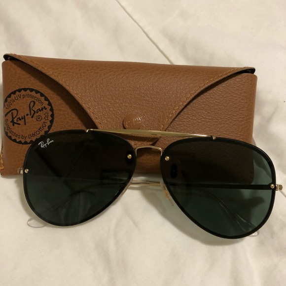 ray ban blaze aviator black and gold ray ban blaze aviator black and gold